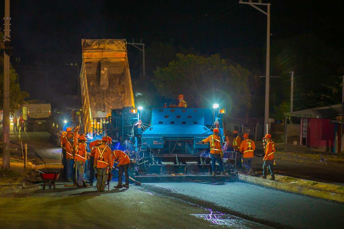 Los trabajos se ejecutarán en horario 100% nocturno desde las 9:00 p.m. hasta las 5:00 a.m. para causar el menor impacto en el tráfico de la zona. 

Trabajaremos primero en los carriles con sentido a Santa Tecla y luego los carriles con sentido a San Salvador. 

¡Respeta al