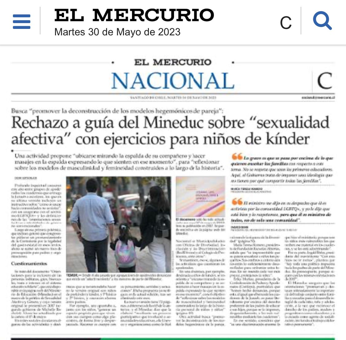 <a href="/DipCristobal/">Diputado Cristóbal Urruticoechea 🇨🇱</a> <a href="/Mineduc/">Ministerio de Educación</a> Para velar por el respeto hay que enseñar VALORES no sexo.
#DestituciónMinistroÁvila 
#DestituyanAlMinistro 
#noalaideologiadegenero
#ESIesPedofilia
#ConMisHijosNoTeMetas