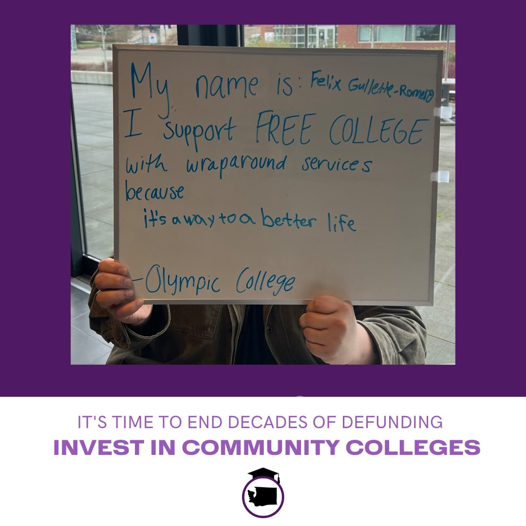 Student Spotlight: Felix supports Free College with wraparound services because it's a way to a better life. #FreeCollege