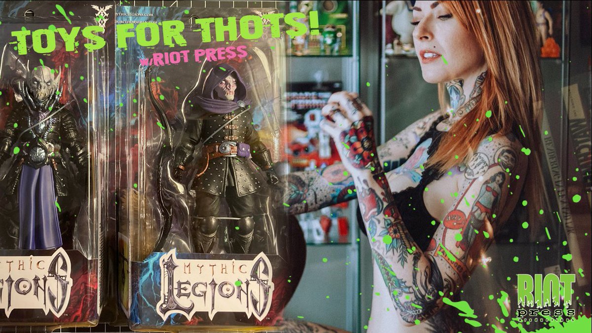 TOYS FOR THOTS! #2 @RiotPressComics @PatrickThomasP1 @ramentoy1 @shanedavisart @CamelMoonArt @LaserPants81 @heelvsbabyface  #fourhorsemen #mythiclegions 

9:45 pm EST: youtube.com/watch?v=HakTHH…