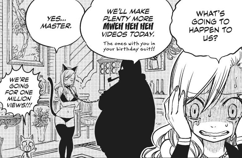 Her imagination is almost as bad as Juvia’s😭