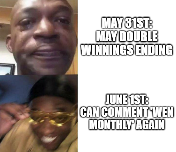 Stake's tweet photo. New month = 'wen monthly' comments start again... 🙄 https://t.co/RJMndrblhl