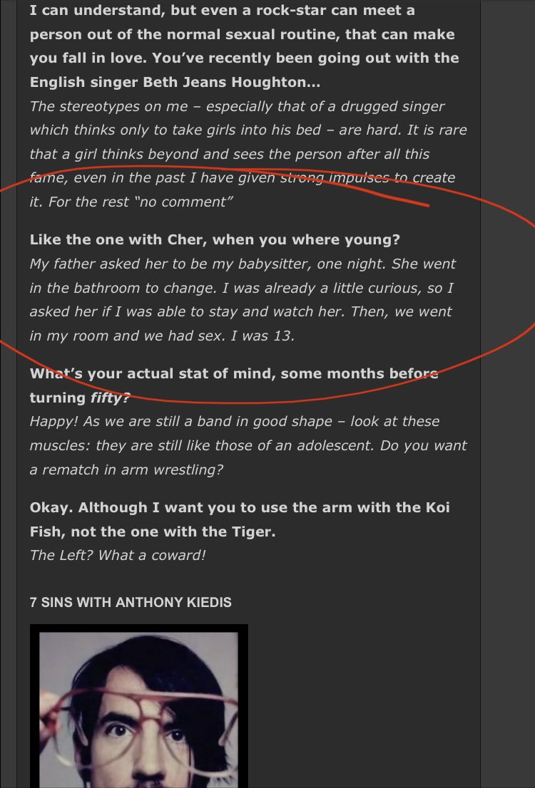 @Prolotario1 I found this from Archive. Supposedly Anthony admitted to this in a foreign interview. Someone translated it into English. I have no idea if it’s true or not, but I wanted to share
