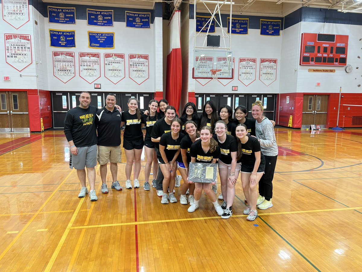 Congratulations to our Girls Badminton Team for winning the Suffolk County Championship!  This is their second year in a row winning the Counties.  The team will move onto the Long Island Championship.  Go Patriots!