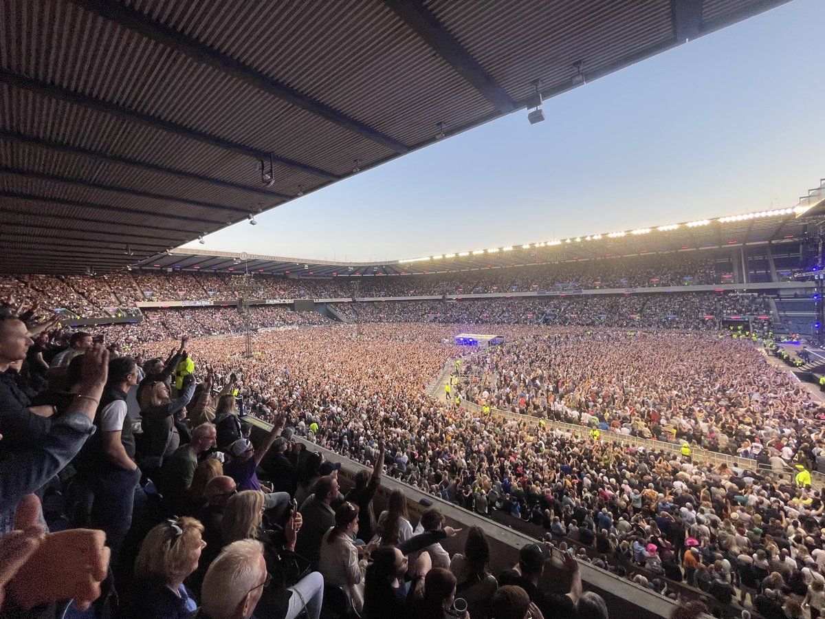 Bruce Springsteen @ Murrayfield 

LIKE A GIG AVE NEVER EXPERIENCED BEFORE BRILLIANT