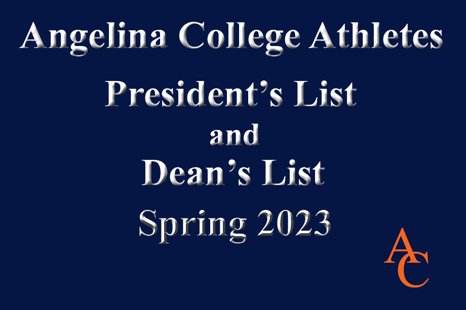 ACADEMIC HONORS: AC Athletes earned their way to both the President's and Dean's Lists following the Spring 2023 semester. Click the link for the full list of names and honors earned. @angelinacollege @ACRunnersSB @RunnersBSB @Lady_Runners @AngelinaSocc angelina.prestosports.com/general/2021-2…