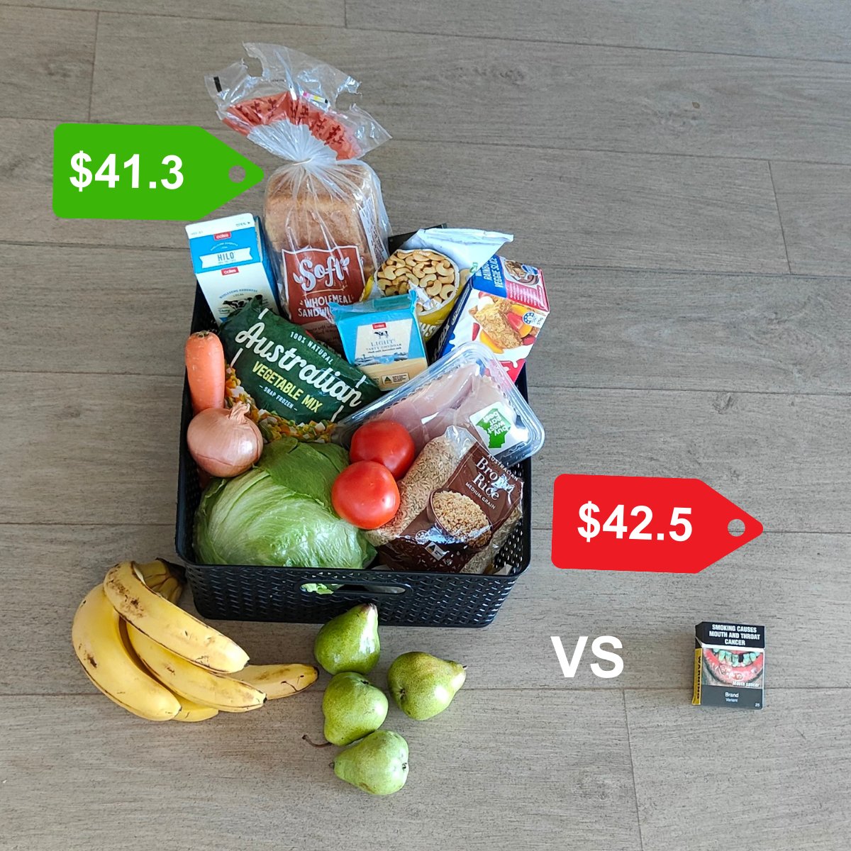 Did you know ❓Currently, a typical pack of 25 cigarettes costs around the same as it does to feed a family of four a healthy breakfast, lunch, dinner AND snacks for a whole day.

Dive into the details ➡️ rb.gy/r35gm