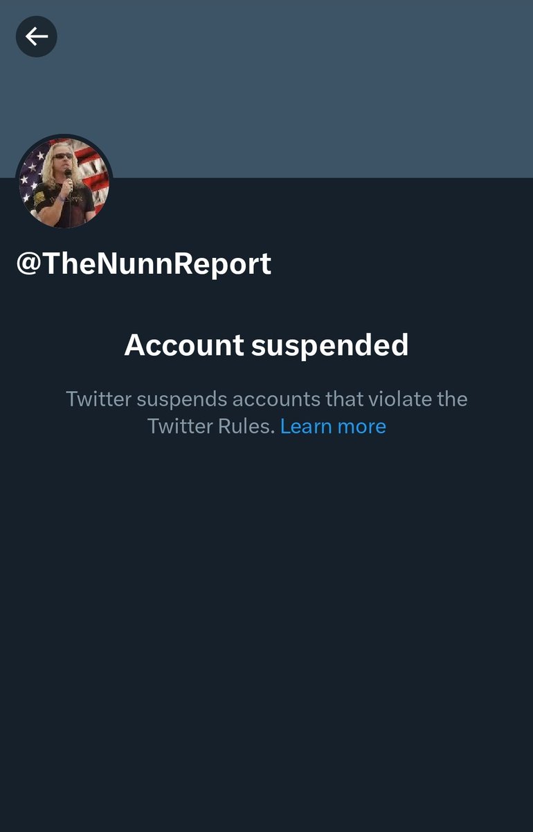 MY FRIEND DAN NUNN (@TheNunnReport) HAS BEEN SUSPENDED FROM 'FREE SPEECH' TWITTER