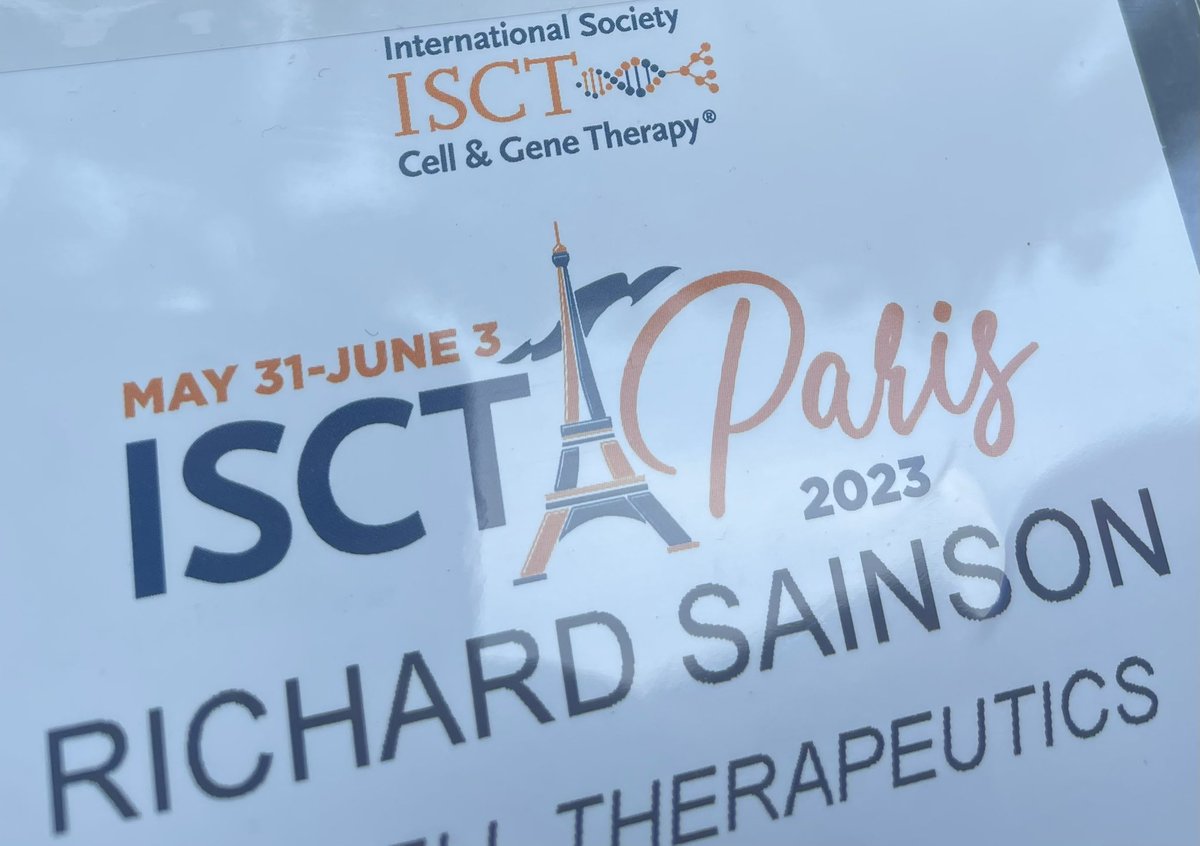 New field, new knowledge, old place! 🇫🇷
#ISCT23 #Paris #CellTherapy