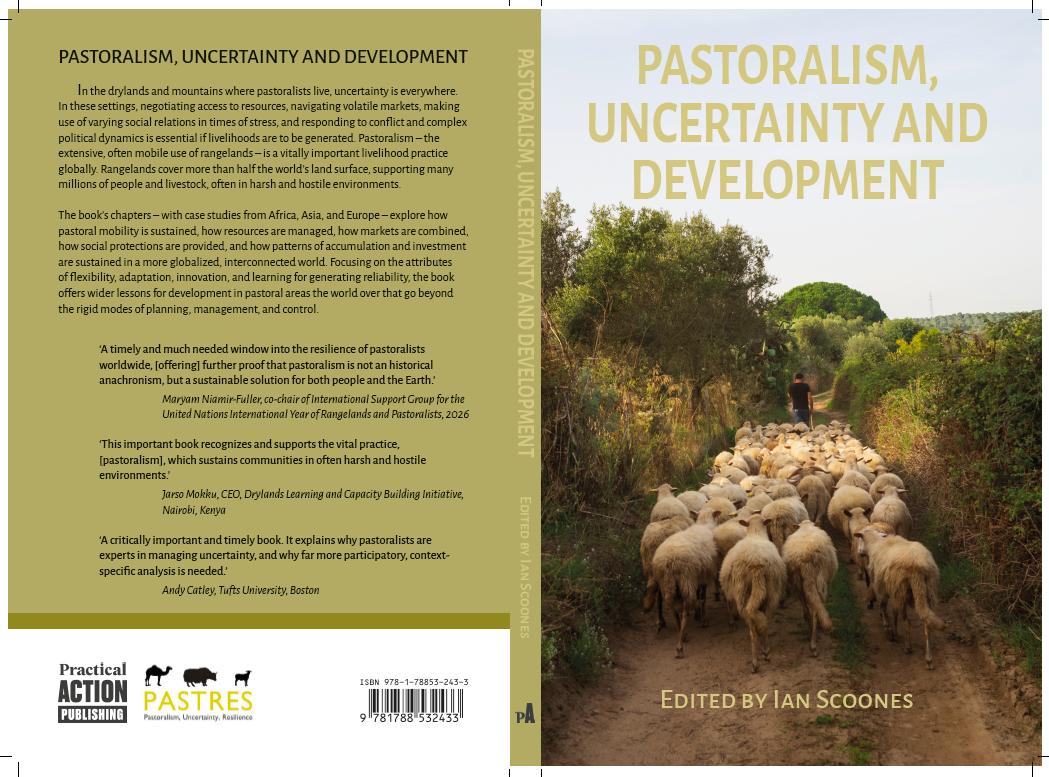 We are delighted to announce that our much awaited book 'Pastoralism, Uncertainty and Development' edited by @IanScoones is now available as a downloadable Open Access book at @PA_PublishingUK Download now: practicalactionpublishing.com/book/2667/past…
