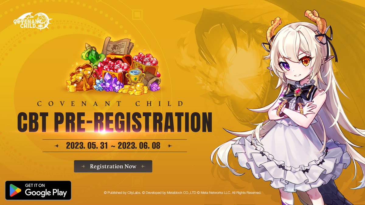 CovenantChild_O's tweet photo. 🔔 CHAMPIONS OF NUBILA!! 🔔

⚔️ Pre-register NOW for the 30,000 BUSD CBT Event!⚔️
https://t.co/bAidRtA8vt

🛡 We are gathering forces once again to defend against the darkness!🛡

💪 Your efforts previously has showed that together, we CAN changed the fate of Nubila! 💪

🎁 Register now and receive a UNIQUE IN-GAME COUPON that you can use to kick-start your CBT adventure on June 9th! 👊

✅ The coupon will be sent to your registered email address, so make sure to find and save it! 📨

Pre-registration Period 👉 May 31st - June 8th
CBT Event Period 👉 June 9th - June 23rd
__________
📌 Hear what other Champions have to say - Join our community!

📲 Telegram: https://t.co/TcfdXb6HTc
🎮 Discord: https://t.co/Jg3pj9ya86
📘 Facebook: https://t.co/5AY5ORgiLF

#Rewards #CovenantChild #Event #Crypto #Web3 #P2E #Gaming #Blockchain