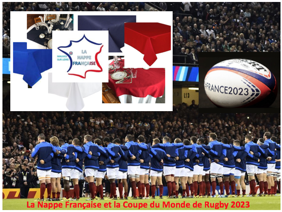 -100 jours
#lanappefrancaise et la #coupedumonderugby2023
Profitez de nos offres #nappedetable #bbr #bleu #blanc #rouge
100% #creationfrancaise
100% #creationartisanale
100% #france
#reception #fête #rugby #sport #evenementiel #serviettedetable #chemindetable #tousavecnosartisans