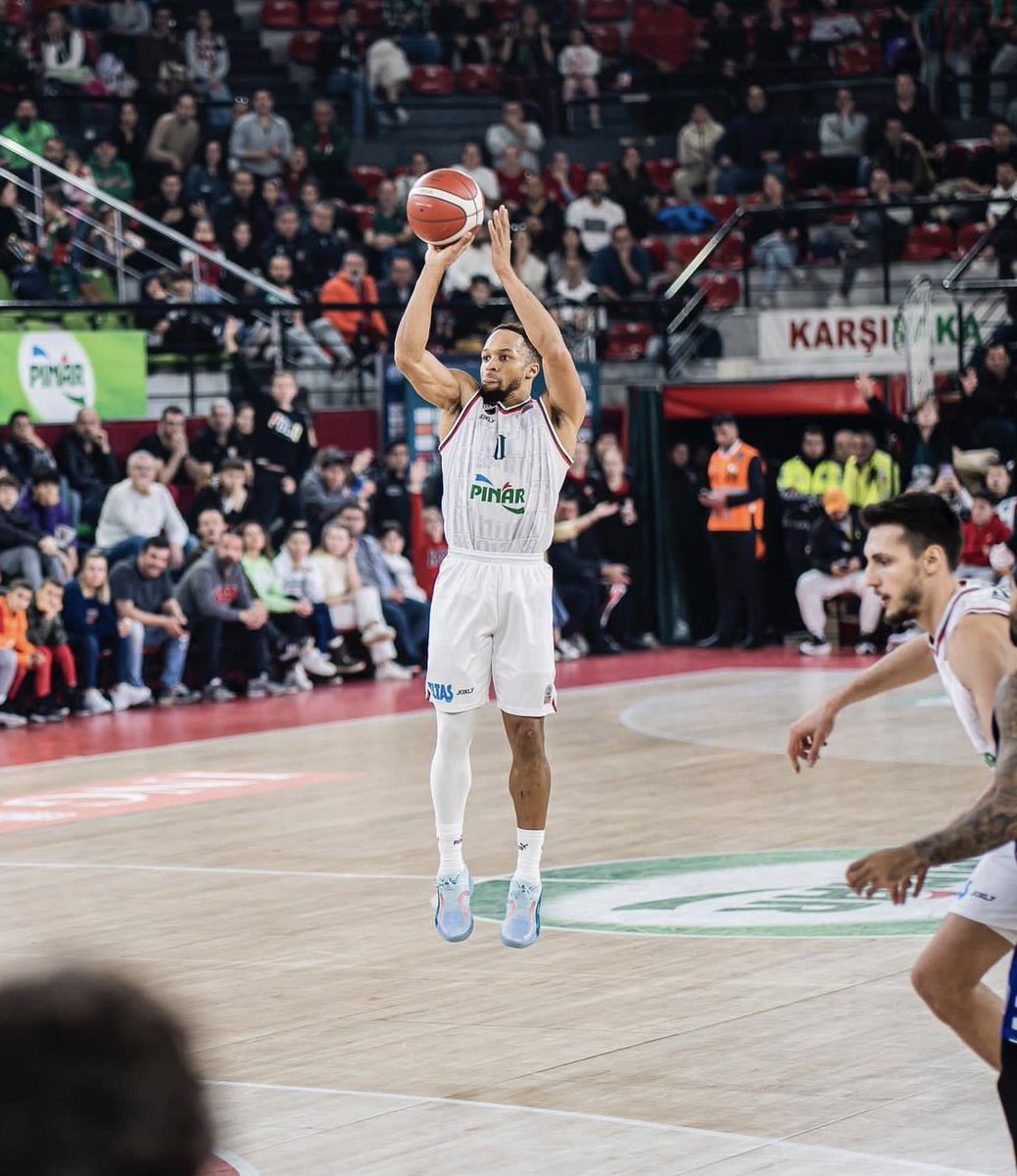 Gerard Raventós (@gerryrav11) on Twitter photo Jaylon Brown has led Pinar Karsiyaka <a href="/KSKBasket/">Karşıyaka Basketbol</a> on to the Turkish Basketball League F4 <a href="/basketsuperligi/">Türkiye Sigorta Basketbol Süper Ligi</a> with MVP performances, averaging in the series against Bursaspor:
19.5pts
4.5reb
5ast
22.5rnk
<a href="/Jaybe3_/">Jaylon Brown</a> 🔥🙌🏻 Jaylon Brown has led Pinar Karsiyaka <a href="/KSKBasket/">Karşıyaka Basketbol</a> on to the Turkish Basketball League F4 <a href="/basketsuperligi/">Türkiye Sigorta Basketbol Süper Ligi</a> with MVP performances, averaging in the series against Bursaspor:
19.5pts
4.5reb
5ast
22.5rnk
<a href="/Jaybe3_/">Jaylon Brown</a> 🔥🙌🏻