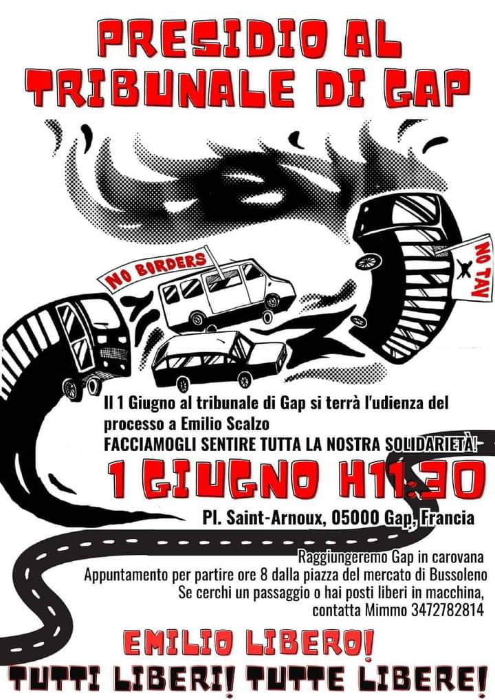 mimmoef's tweet photo. #1giugno2023 #presenza #solidale #presidio tribunale #Gap #Francia 
#nofrontiere #noborders #Freedom #hurriya #libertà 
#nocpr #chiudereicpr 
#EmilioLibero 
https://t.co/zkp3i0zBcr https://t.co/h5ek7GqKTN