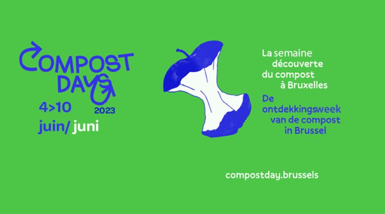 Le Compost Day se conjugue désormais au pluriel
📅7 Compost Days seront organisés du 4 au 10 juin à #Bruxelles.
🤝#BruxellesEnvironnement et l'asbl Worms
🎯Former un max. de Bruxellois à l’heure où le tri des déchets alimentaires est obligatoire.
Infos👉 prez.ly/BDyc