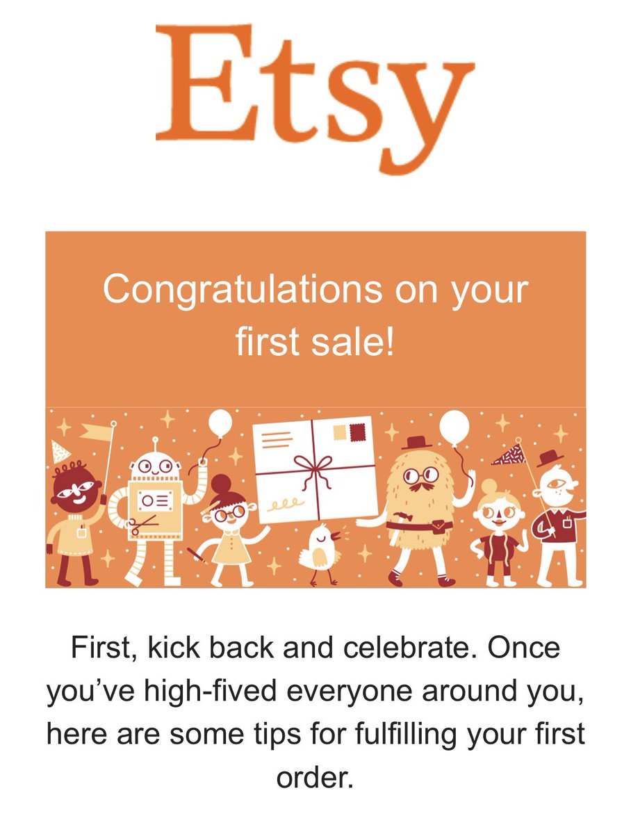 Well… this happened. A wonderful start  to the morning 💕  <a href="/VonnsCreations/">Vonn's Crafty Creations</a> #homebusiness #firstsaleonetsy #teachergifts #grateful