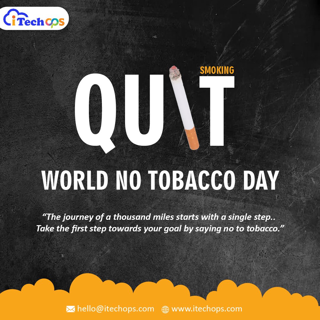Either smoke can stay in your life or good health…. Choose what you want. #Notobaccoday
.
.
.
#quitsmoking #quittobacco #smoking #DevOps #devsecops #dockers #awscloud #itechops #customsoftware #itcompany #ahmedabad #azure #startupindia #OpenShift #cloudcomputing