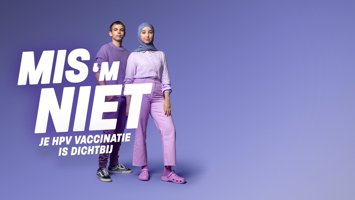 Samen met de GGD starten we de campagne 'Mis 'm niet' om jongvolwassenen aan te sporen zo snel mogelijk een 1e prik te halen tegen #HPV. Alleen tijdens de inhaalcampagne dit jaar is voor hen de #vaccinatie gratis.

➡️ rivm.nl/nieuws/laatste…