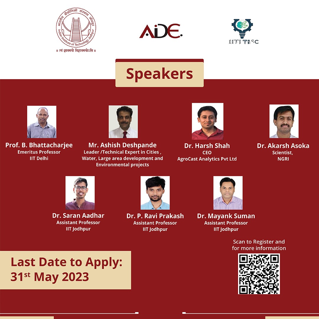 iitjodhpur's tweet photo. ποΈπ Exciting lineup of expert speakers from academia and industry!
Apply today: 31st May 2023!
Enroll on: https://t.co/42kpL9MzRY
#IITJodhpur #ExpertsInInfrastructure #AcademiaAndIndustry #DigitalizationTools #InfrastructureEngineering #KnowledgeExchange https://t.co/1mmkuQNShT