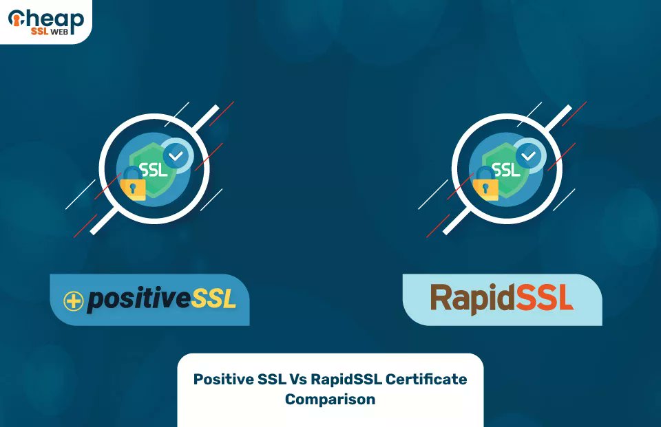 cheapsslweb's tweet image. Learn about PositiveSSL and RapidSSL&apos;s essential features, reliability, and affordability, and determine which suits your business requirements best. 
Read more: 
cheapsslweb.com/resources/como…

#SSL #cybersecurity  #WebsiteProtection #PositiveSSL #RapidSSL #Comparison #BlogPost