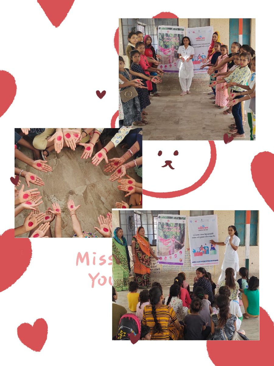 Bhimnathphc198's tweet photo. પ્રા.આ.કેન્દ્ર-ભીમનાથના સ્ટાફ દ્વારા "માસિક મહોત્સવ " દરમિયાન જરુરતમંદ લાભાર્થી સુધી પહોચી  માસિક સંબંધી જાણકારી આપી તેના પ્રશ્નો- મુંજવણોને દુર કરવા શક્ય પ્રયાસ કરેલ, કિશોરીઓ-બહેનોએ સંકોચ છોડી તેમના મનની વાતો જણાવી. આ પ્રયાસને સહુએ આવકારેલ @DDOBOTAD @cdho_botad @DMOBotad https://t.co/uMolf5rrOr