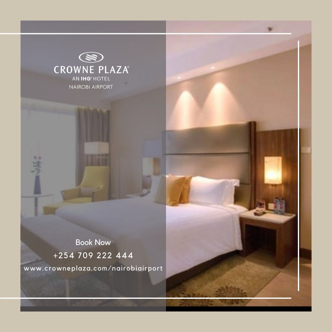 Arrive, relax and rejuvenate at Crowne Plaza Nairobi Airport Hotel. #ihghotels