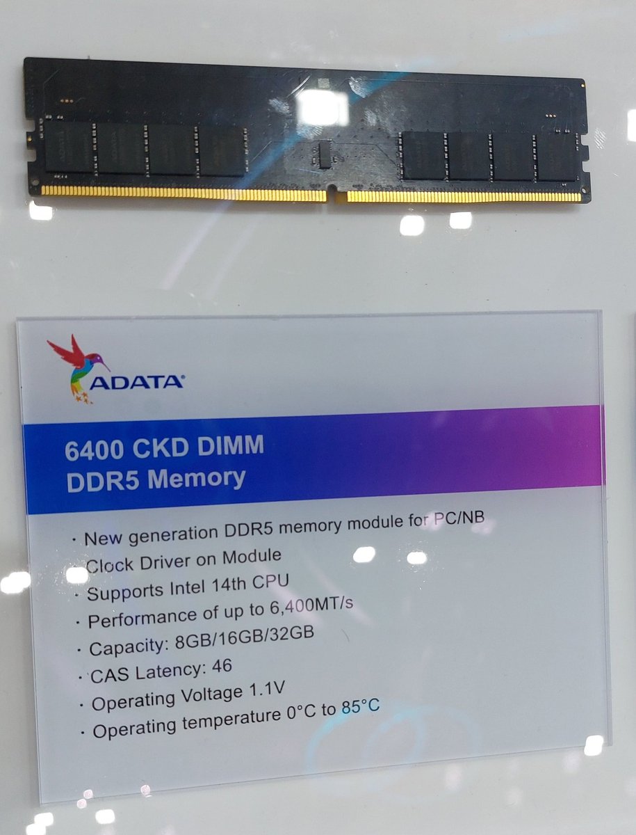 DDR5-6400MHz
Support Intel 14th Gen CPU