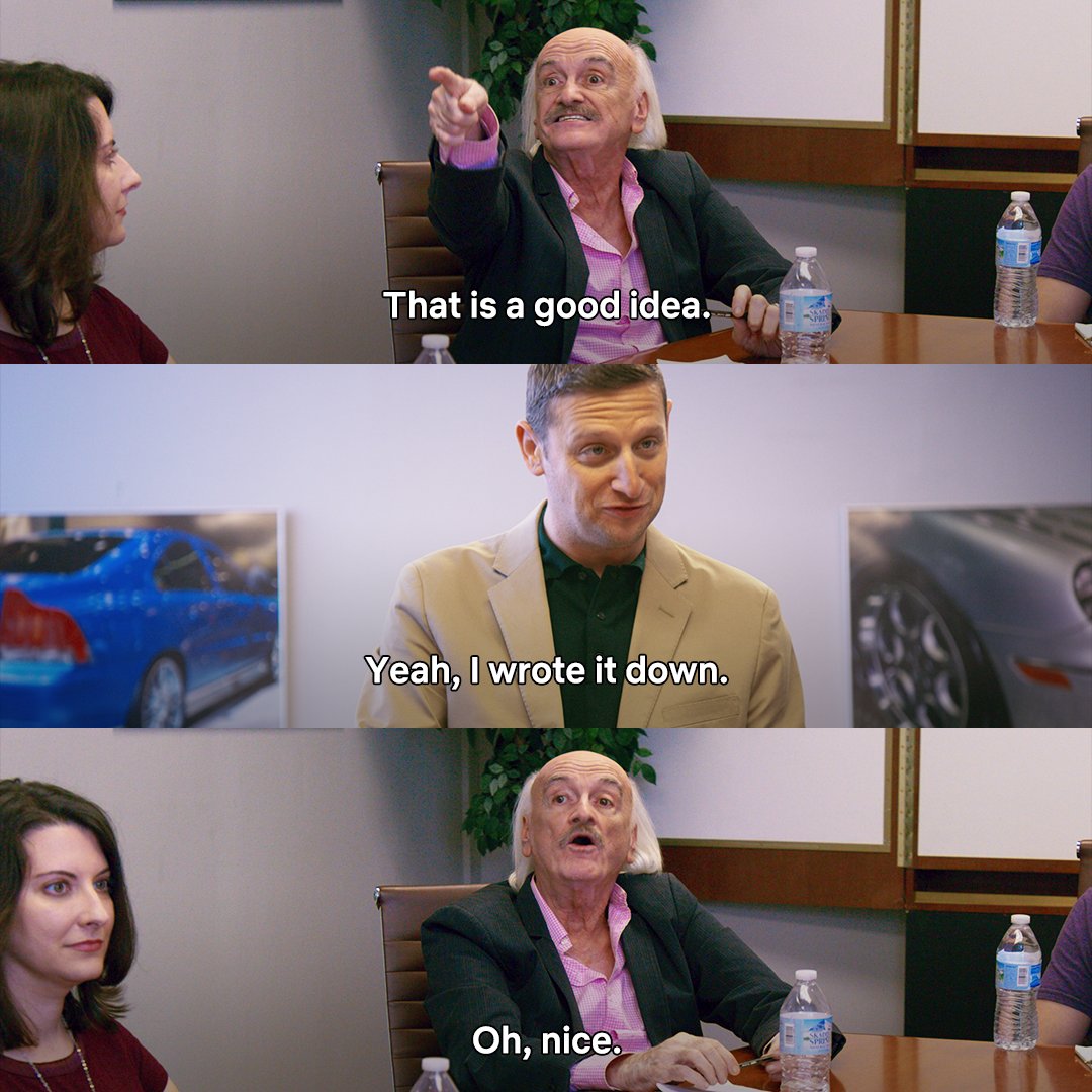 NetflixANZ's tweet image. YOU HAVE NO GOOD CAR IDEAS #IThinkYouShouldLeave