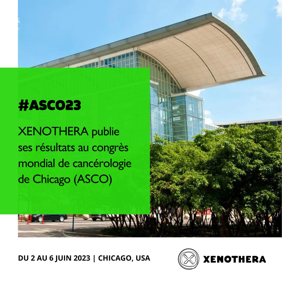 🇺🇸 #ASCO2023 | Nous sommes ravis d'annoncer notre participation à l’<a href="/ASCO/">ASCO</a>. Nous publions à cette occasion deux abstracts démontrant l’intérêt de notre technologie contre les cancers.

Plus d'infos dans notre communiqué de presse 👇
linkedin.com/feed/update/ur…
#Oncologie #Traitement