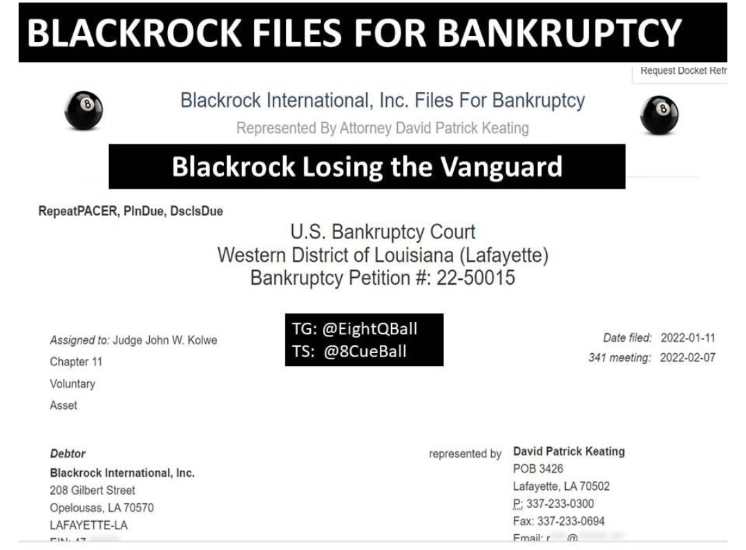 SERENDIPITY 🙏🏽 on Twitter "BLACKROCK FILES FOR BANKRUPTCY 😏 https//t