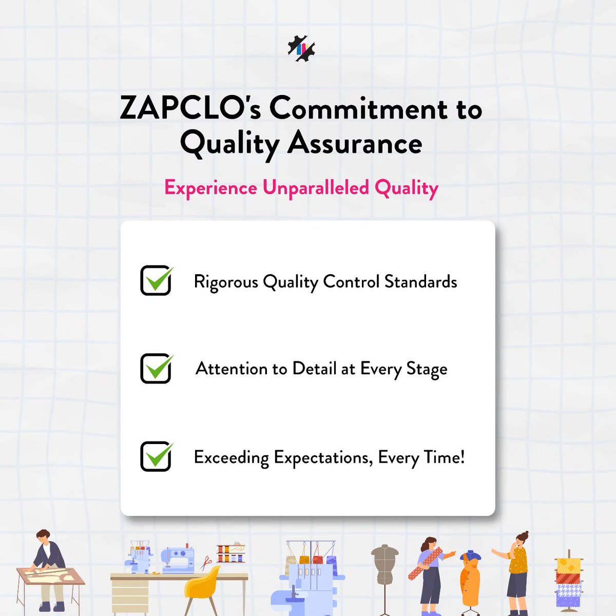 ✨ Uncompromising quality, our top priority! ✨

#qualitycontrol #bestquality #qualityproducts #apparelcollection #apparel #garmentsourcing #garmentsupplier #lowestmoqs #manufacturer #Zapclo