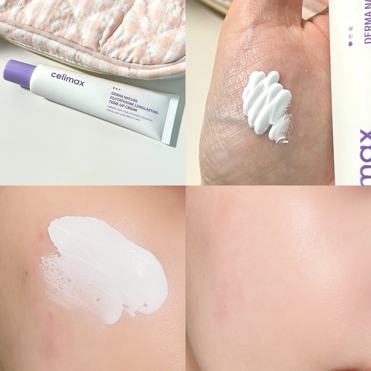 งานผิวสวยฉ่ำมากกกก ใช้แค่ Oil Control Essence + Toner Up ของแบรนด์ Celimax เลยยย เนื้อบางเบาซึมง่ายทั้งสอง ไม่มีความหนักผิวเลย เอสเซ้นต์ช่วยคุมมันได้ดี โทนอัพปรับผิวให้ไบร์ทขึ้นแต่ไม่วอกไม่ลอย งานผิวธรรมชาติมากกก อยากได้ลุคผิวสวยทั้งวัน สองตัวนี้จบ! #รีวิวCelimax