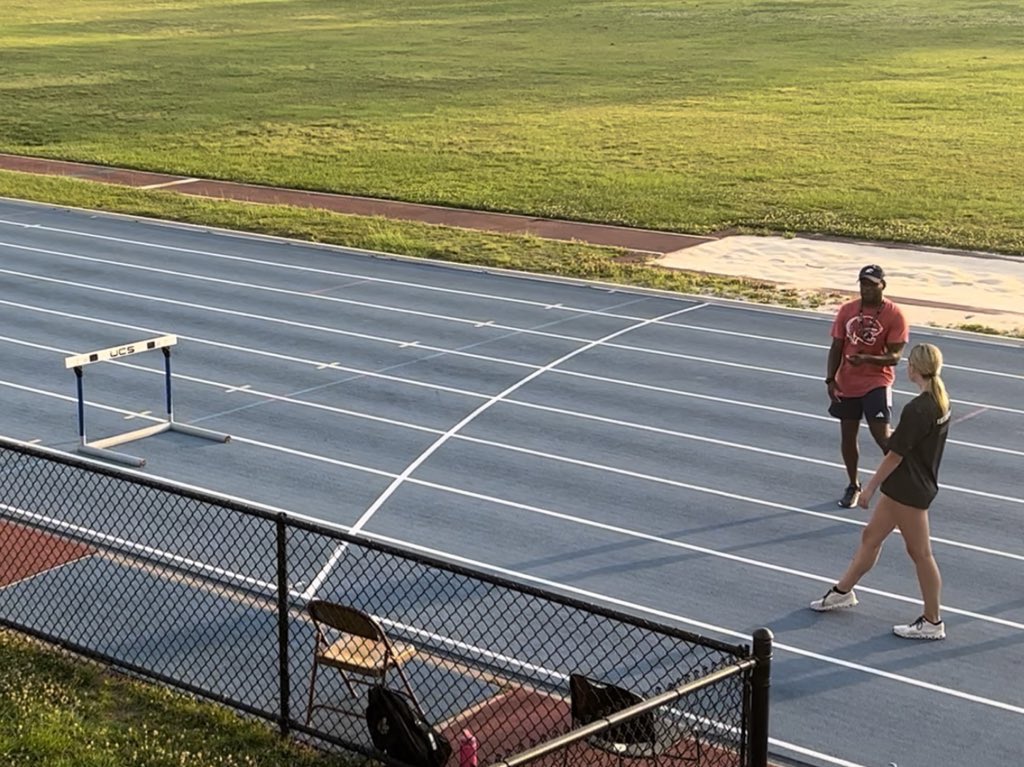 Thanks so much Coach Brueske for the @SouthAlabamaTXC camp invite! I had such a great time. I am excited to learn and add more events to my resume. Thanks @SenseiRea for encouraging me to try hurdles… I hope to be a real hurdler soon😅 GO JAGS!