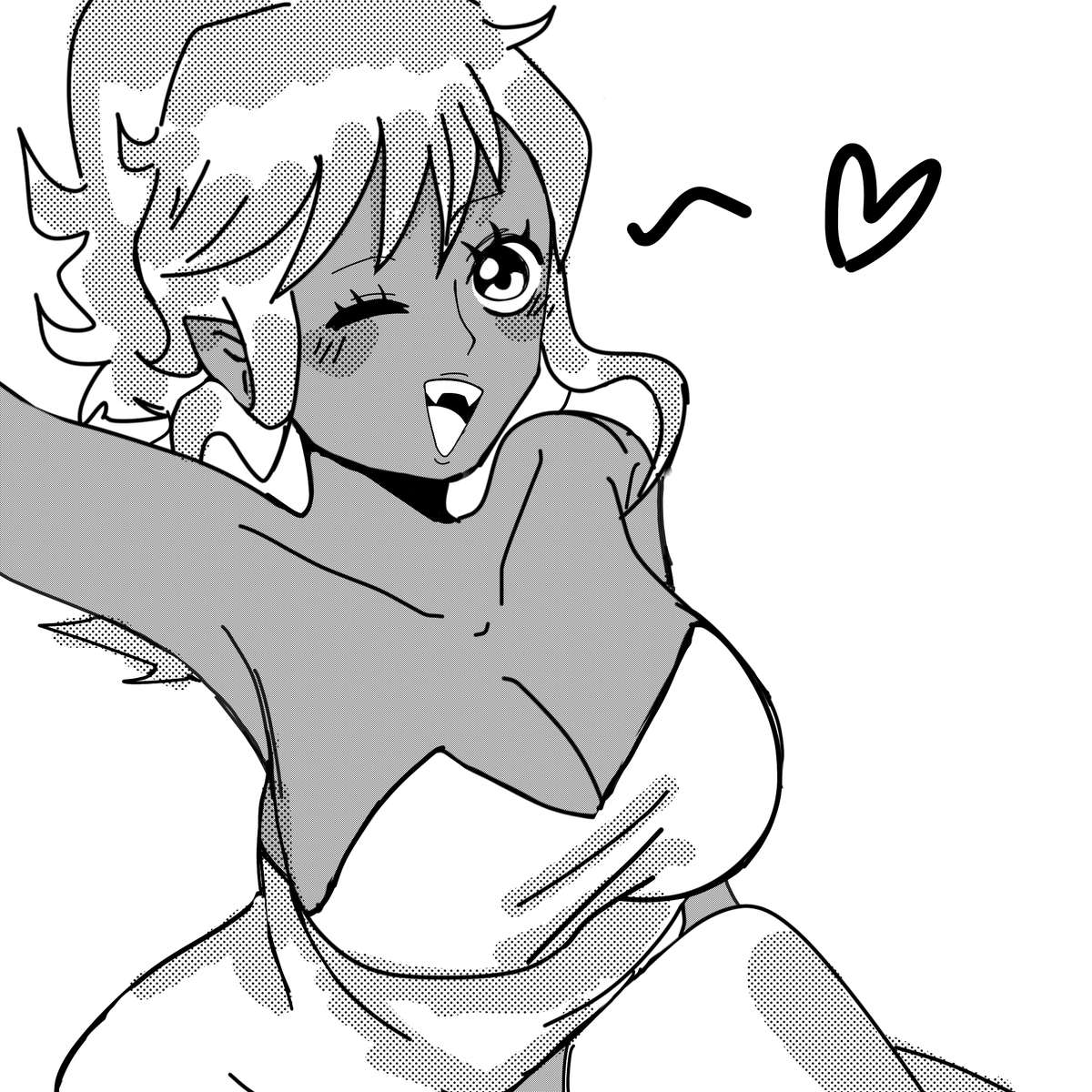 Kim_ImaSimp's tweet photo. Shaya in One piece style! (Kind of)

#FNF #B3FNF https://t.co/vuc0hC7vcc