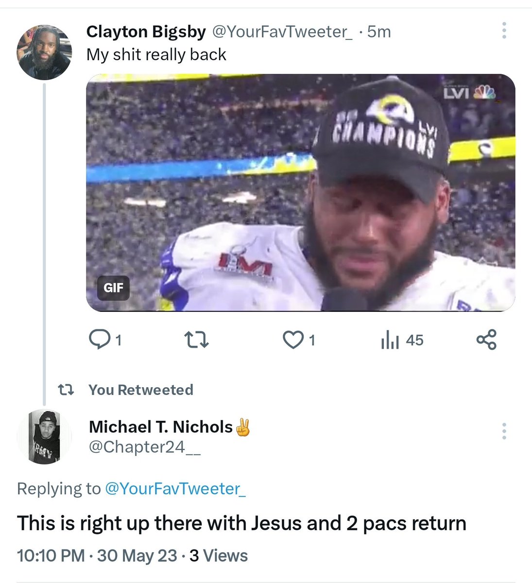 Your Name Here tweet media