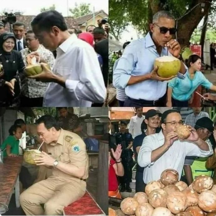 KADRUN SEPI KENA MENTAL  
🤣🤣🤣🤣🤣🤣🤣🤣🤣🤣🤣
Umumnya jualan itu es KELAPA MUDA
cuman ANIS yg minum air KELAPA TUA..  
kurang edan apalagi...?