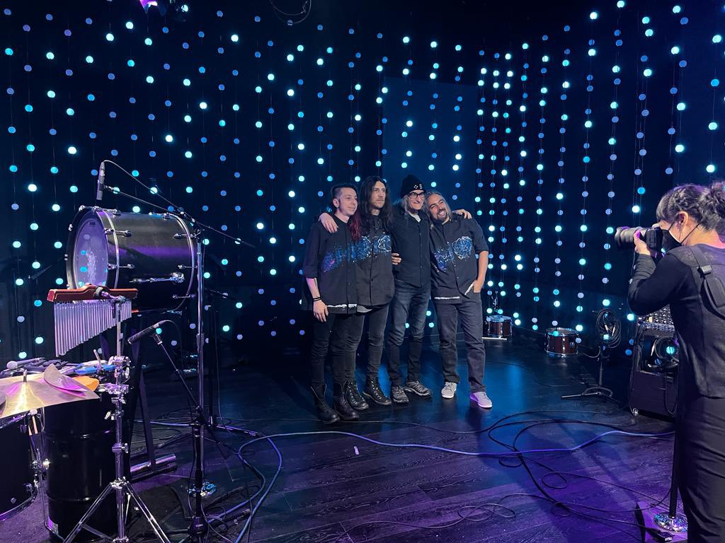 JoyCutOfficial's tweet photo. There are experiences like this, where the deep firmament crushes gravity_
You feel loved_
The little boy you left in that little room is safe_
A cosmic thanks to @KEXP_
AnotherDreamHasComeTrue_
YOU @djkevincole
LIVINGENTITY_
Grazie_
#JoyCut #Kexp #Seattle https://t.co/GCBmfE5Pm1