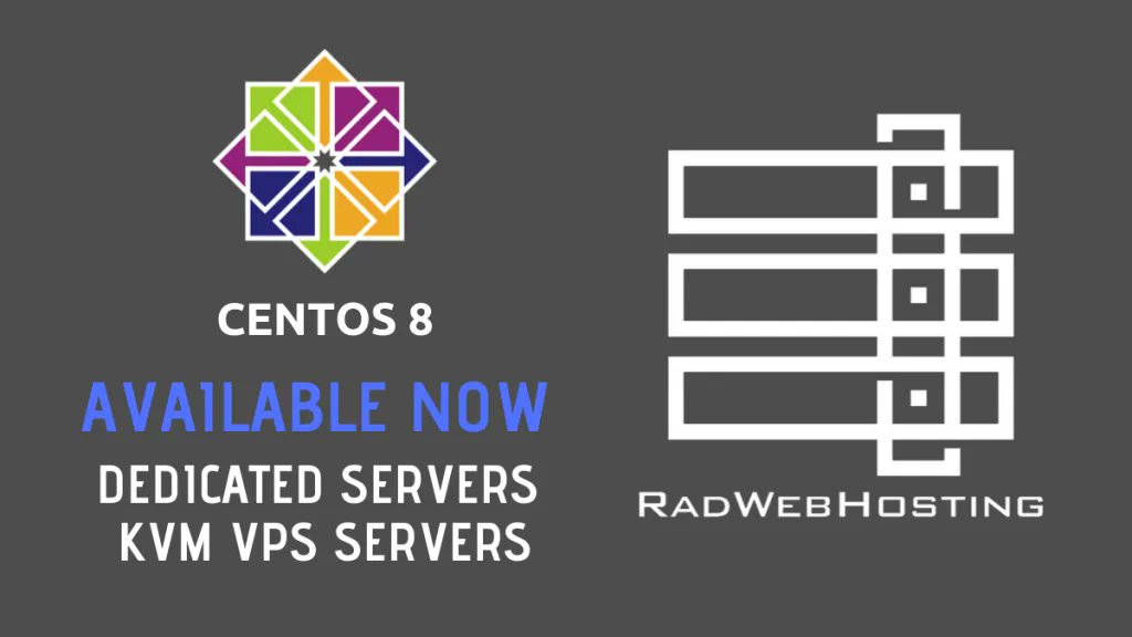 Updated Post: CentOS 8 Now Available on VPS and Dedicated Servers buff.ly/3oBkep8