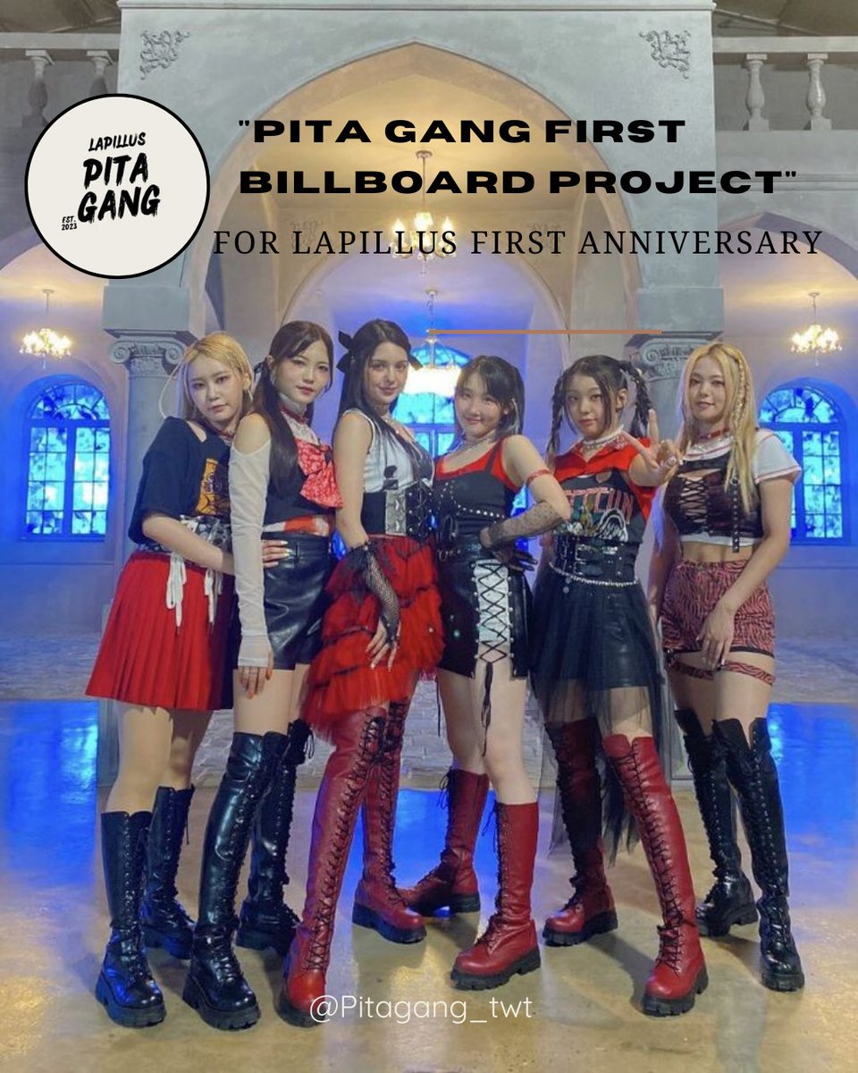 Pitagang_twt's tweet photo. Hello everyone!
We are PITA GANG!

We would like to share with all LAPIS that we have a "FIRST PITA GANG PROJECT!"

"LAPILLUS FIRST ANNIVERSARY BILLBOARD" on June 20.

Location: EDSA Guada

More details to be posted soon.. https://t.co/vzEEGzOS7p