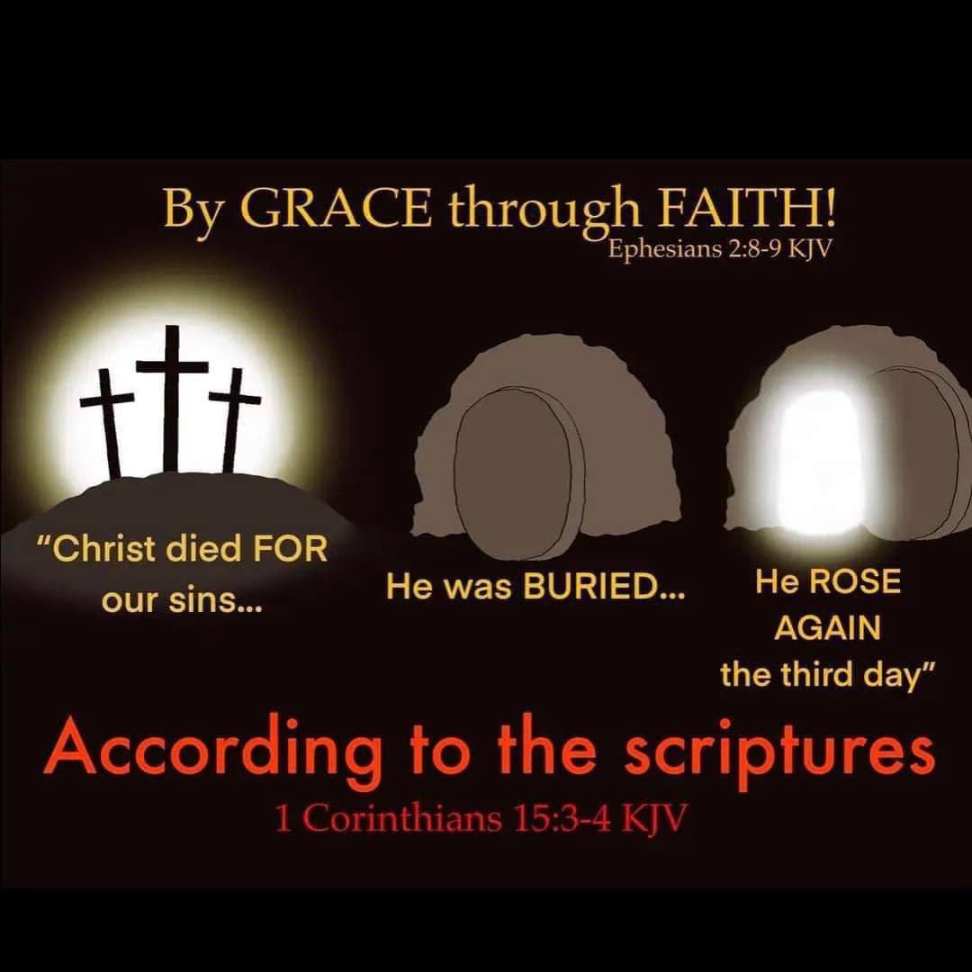 The Pure Gospel 

📖1 Corinthians 15:3-4🕊

For I delivered unto you first of all that which I also received, how that Christ died for our sins according to the scriptures;

And that he was buried, and that he rose again the third day according to the scriptures.