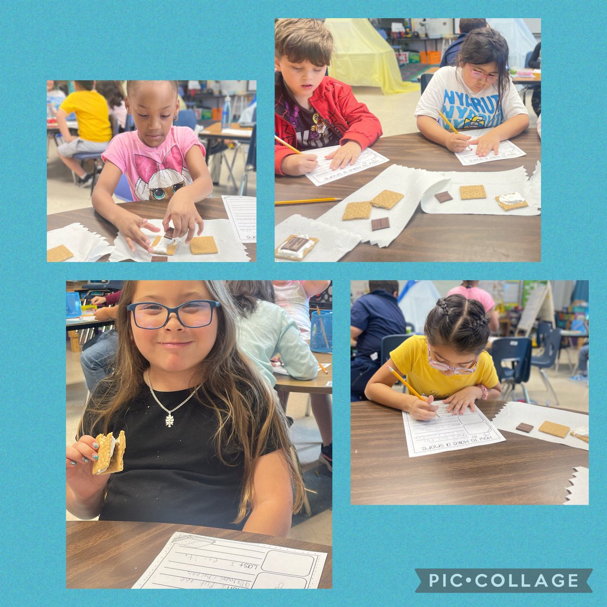 Brianna Farias (@msfarias_hbg) on Twitter photo A camping we will go! Our First Grade <a href="/HBGElementary/">Henry B. Gonzalez Elementary School</a> campers enjoyed flashlight reading, writing a How-To on making s’mores, and solving camping themed math activities. <a href="/CanalesItzamara/">Itzamara Canales</a> <a href="/saldana_lindsey/">Lindsey Saldana</a> <a href="/ArriolaPhilip/">Philip Arriola</a> <a href="/EISDofSA/">Edgewood ISD</a> A camping we will go! Our First Grade <a href="/HBGElementary/">Henry B. Gonzalez Elementary School</a> campers enjoyed flashlight reading, writing a How-To on making s’mores, and solving camping themed math activities. <a href="/CanalesItzamara/">Itzamara Canales</a> <a href="/saldana_lindsey/">Lindsey Saldana</a> <a href="/ArriolaPhilip/">Philip Arriola</a> <a href="/EISDofSA/">Edgewood ISD</a>