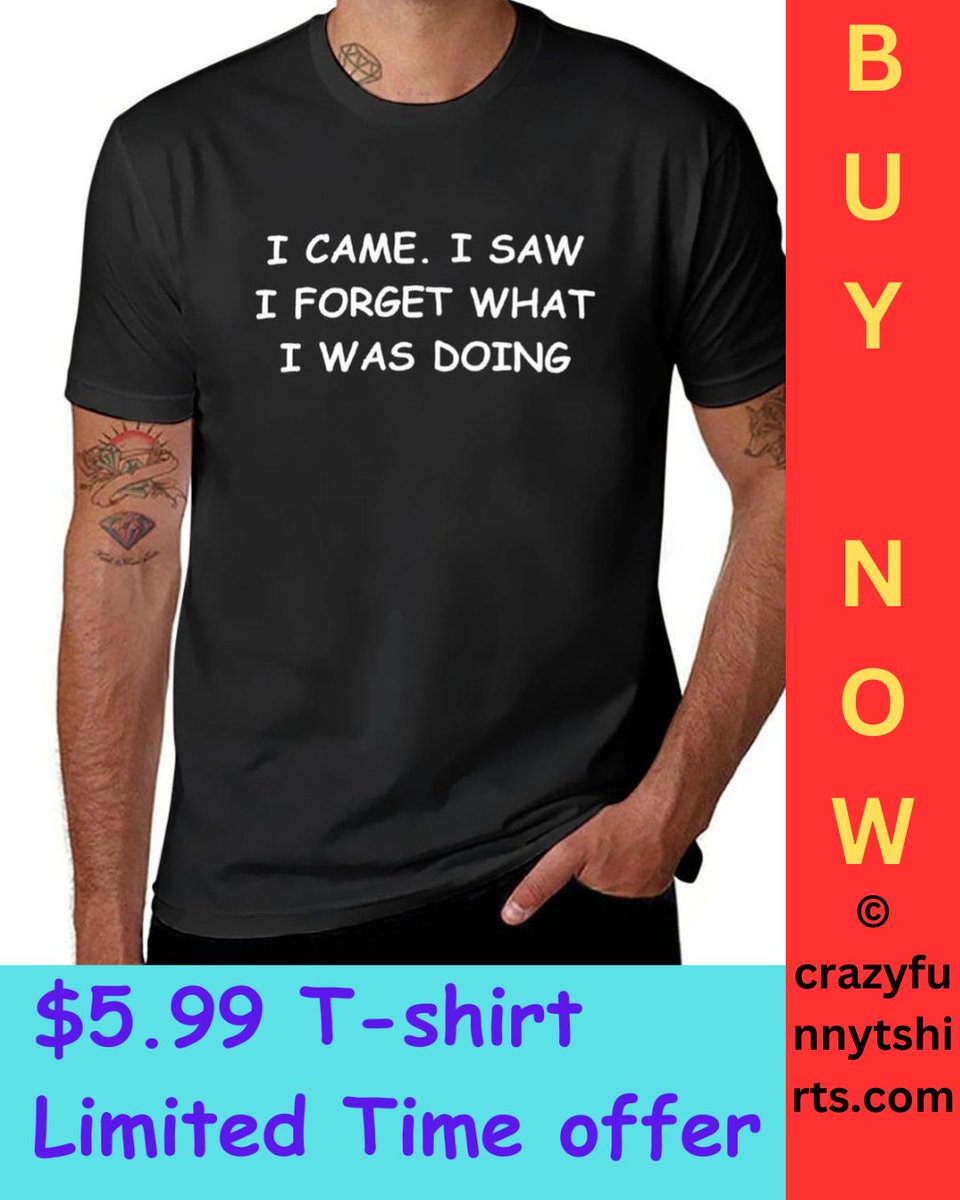 I came, I saw, I forget what i was doing Men's T-shirt
#ShortTermMemory #LostInThoughts #SelectiveAmnesia #ForgetfulMoments #BrainFog #MemoryLapse #MindWanderings #AbsentMinded #MemoryChaos #LostInTranslation #BlankMind #ConfusedExplorer #ThoughtsGoneAstray #DistractedThinker