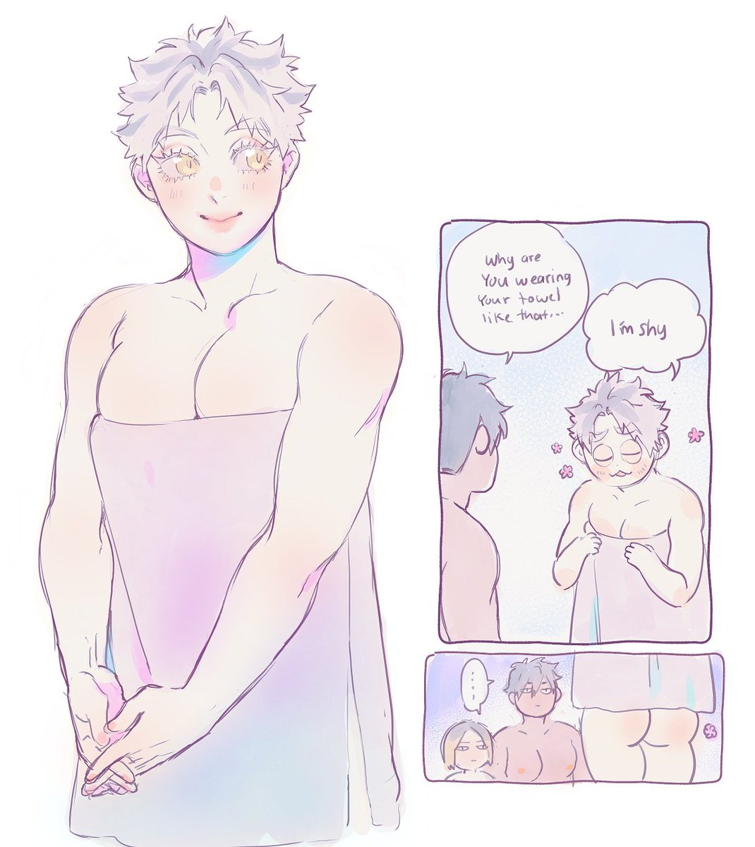 mookie000's tweet photo. bokuto's towel https://t.co/DsGL69hlkn