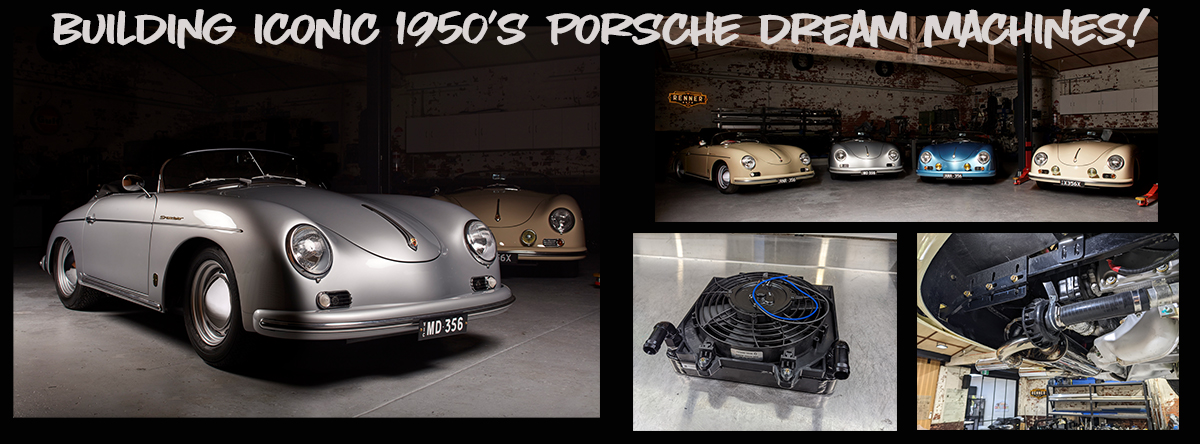 DaviesCraigPL's tweet photo. BUILDING ICONIC 1950’s PORSCHE DREAM MACHINES!
Jason Ferraro, founder of Renner Automotive based in  Melbourne is now applying his 30 years of experience and skill building the iconic 356 Speedsters.
Read the full blog here: https://t.co/xUYqTZ1BLw https://t.co/XNyO8CEqe7