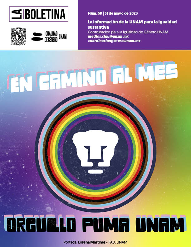 IgualdadUnam's tweet photo. ¡Ya salió #LaBoletina número 58 con todas las actividades del Mes del #OrgulloPuma! 📬❤️🧡💛💚💙💜📬

🌈 Descarga en PDF: https://t.co/z3MKrQUU35
🌈 Conoce el micrositio de actividades del Mes del #OrgulloPUMA https://t.co/1ZrR0XAJxL https://t.co/vdkQT4udGn