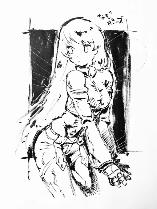 おまけ。線画。 #snk #kof #fanart