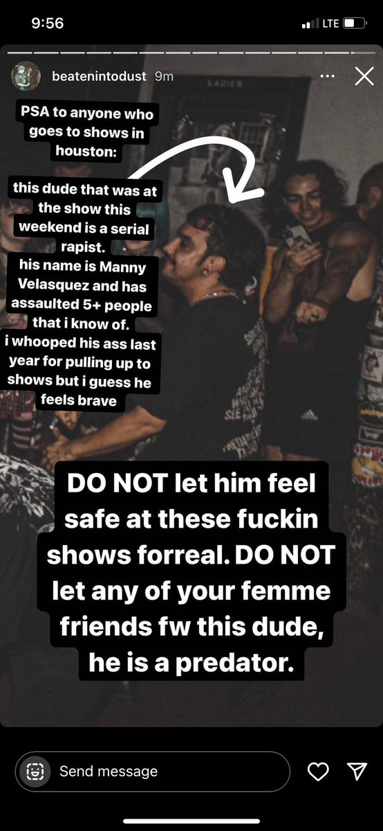 Dude really waited for Corpse Pile to leave town to go to a show lmaoooo