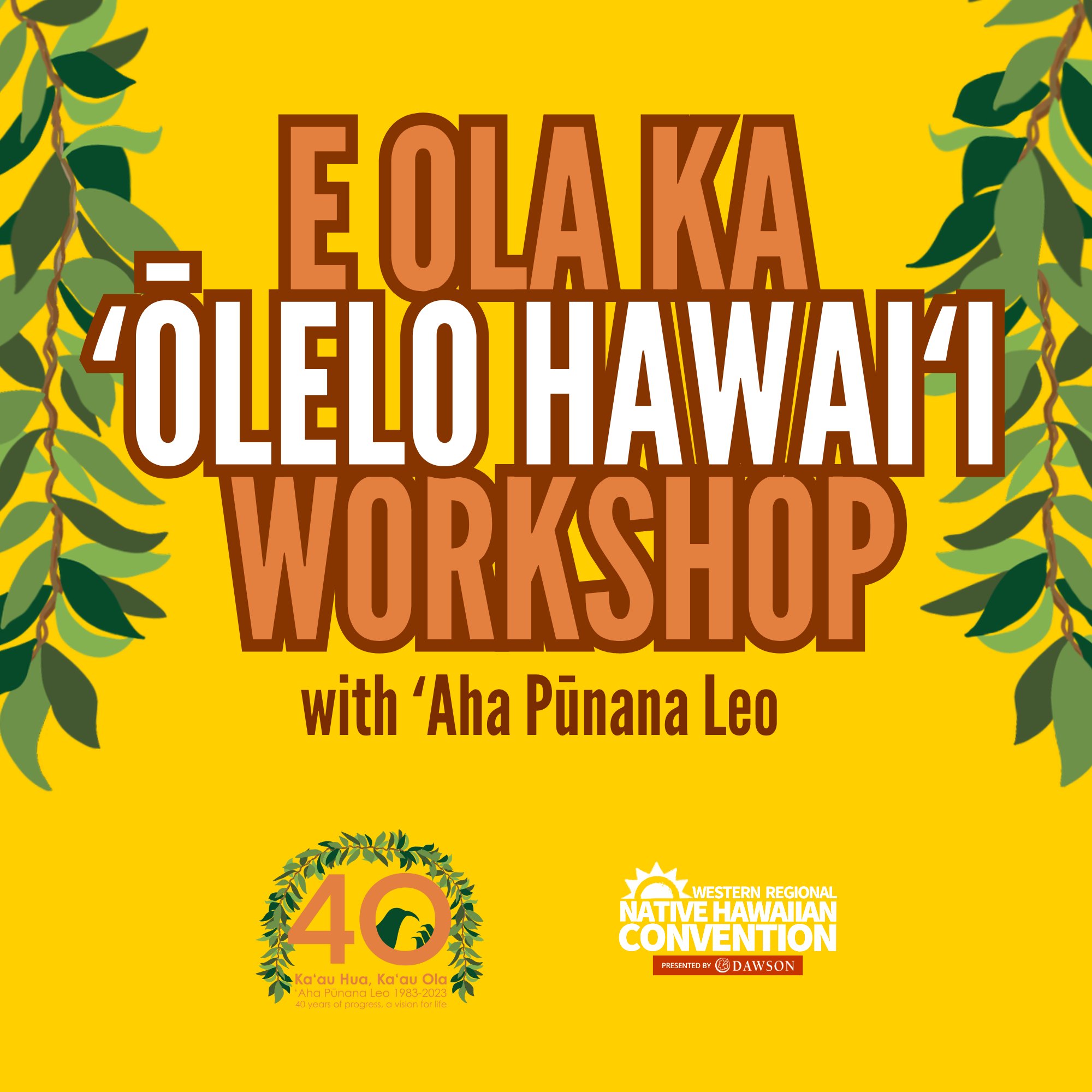 Council for Native Hawaiian Advancement on Twitter "Celebrating 40