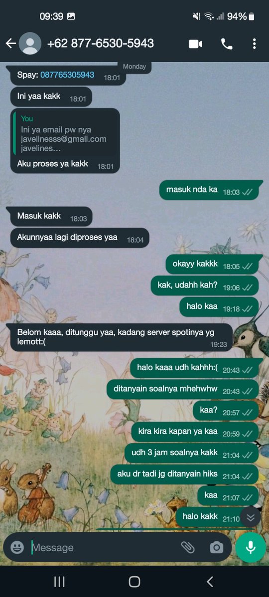 fvntasyy's tweet photo. ‼️‼️HATI HATI GUYSS‼️‼️
JGN PERNAH ada yg beli app premium di nomor ini, gw abis kena tipu.
beli hari senin tp skrg gada proses g ad kemajuan smp skrg, seller di chat g ad respon sama sekali. gw jg udh tlp g ad respon sm sekali. #zonauang #zonaba #zonajajan https://t.co/qXNjZSGEb1