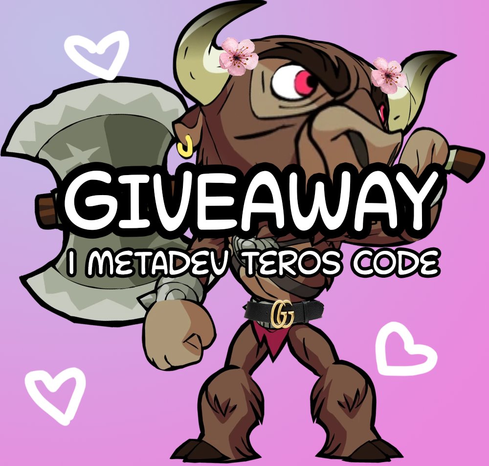 veggymamas's tweet image. 🚨METADEV TEROS GIVEAWAY 🚨

DH Dallas is this weekend so I wanted to do a fun giveaway for the occasion.

In order to enter:
- Follow @veggymamas 
- Retweet
- Tag a friend

Winner announced during my livestream at the creator hub in Dreamhack!! (Saturday at noon)